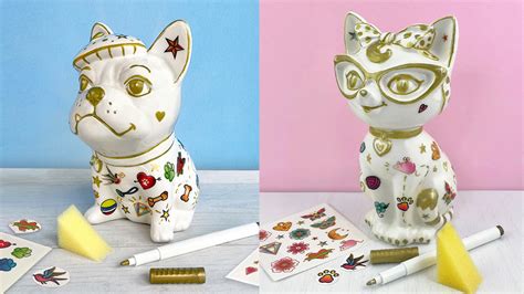 These Tattoo Ceramic Banks Give An Edgy Upgrade To The Classic Piggy