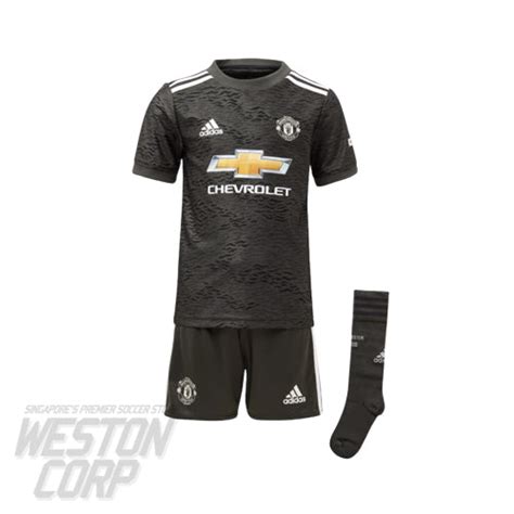 Manchester United 2020 21 Mini Away Kit Weston Corporation