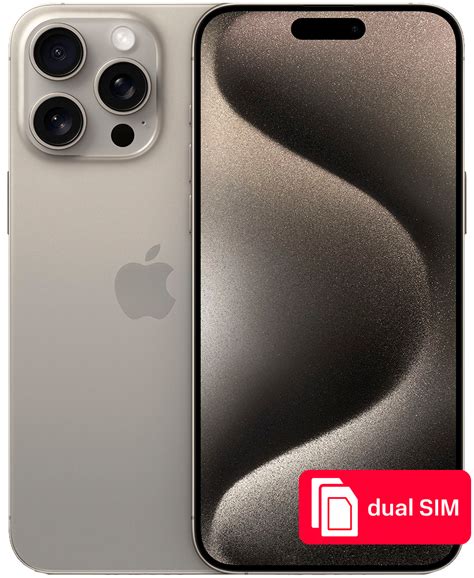 Смартфон Apple Iphone 15 Pro Max 1tb Sim Sim Натуральный титан