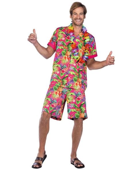 Hawaiian Set Adult Costume Party Delights