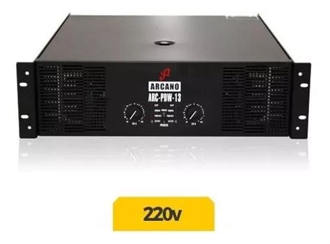 Arcano Potencia Amplificador Arc pdw 13 5400 220v Watts Frete grátis