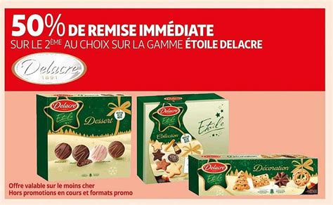 Promo La Gamme étoile Delacre chez Auchan iCatalogue fr