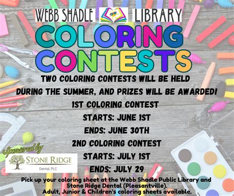 COLORING CONTESTS – Webb Shadle Public Library