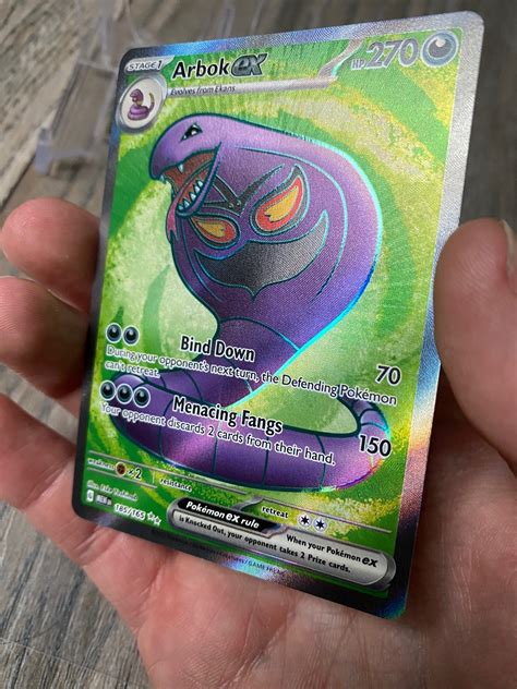 Arbok Ex Full Art Scarlet Violet Pok K P P Tradera