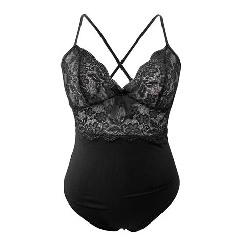 Gubotare Lingerie For Women Women S Plus Size Lingerie Split Cup Lace