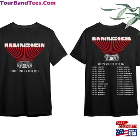 Rammstein Tour 2024 Shirt Unisex Classic TourBandTees