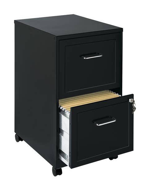 Office Designs Black 2 Drawer Mobile File Cabinet 13565563