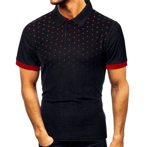 Uveasisha Mens Polo Shirts Summer Slim Fit Short Sleeve Shirts Classic