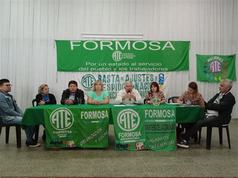 El Congreso Provincial De Ate Formosa Aprob La Memoria Y El Balance Ate