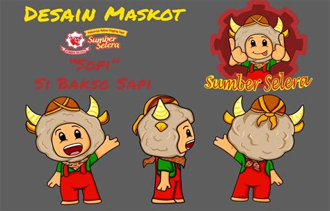 Desain Maskot Perusahaan And Original Karakter