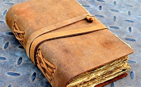 Amazon Vintage Leather Journal Deckle Edge Rustic Paper Best