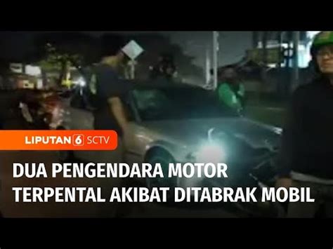 Mobil Tabrak Dua Pengendara Motor Hingga Terpental Di Kab Bogor