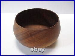 Dan Deluz Hawaiian Koa Wood Carving Bowl Vintage Signed Sculpture