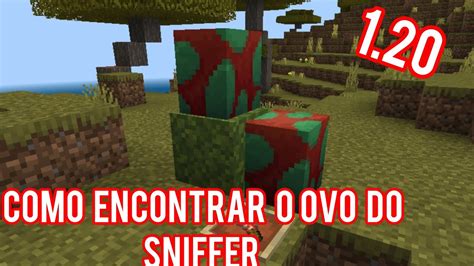 Como Encontrar O Ovo Do Sniffer No Minecraft 1 20 YouTube