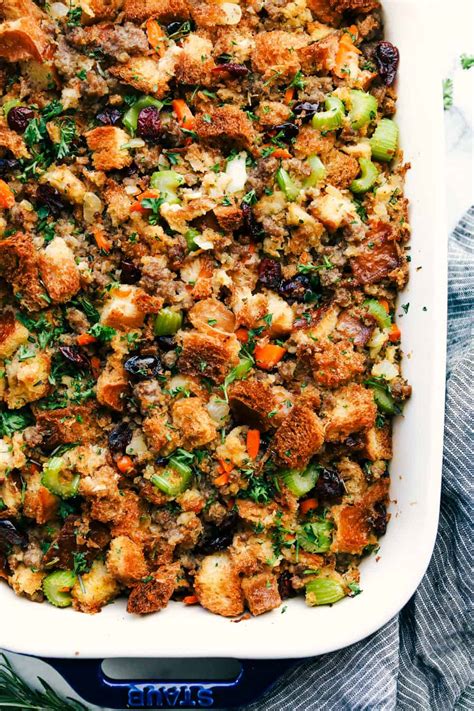 Grandma's Sausage Herb Stuffing | The Recipe Critic