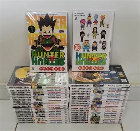 Mangá Hunter X Hunter 1 Ao 36 Coleção Mangá Completo Reimpressão