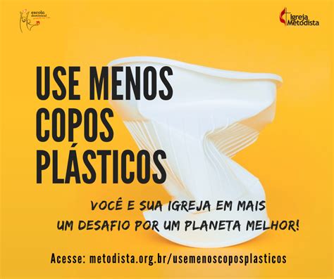 Use menos copos plásticos