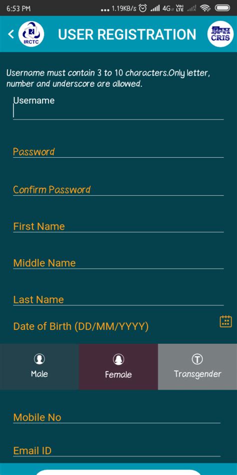 How To Crate New Irctc Account Irctc Registration Step By Step