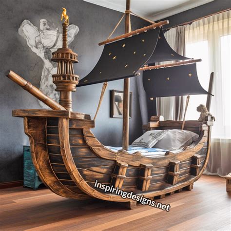 These Pirate Ship Kids Beds Bring The High Seas To Your Childs