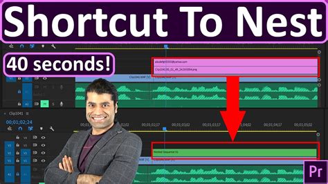 Shortcut To Nest In Premiere Pro Youtube