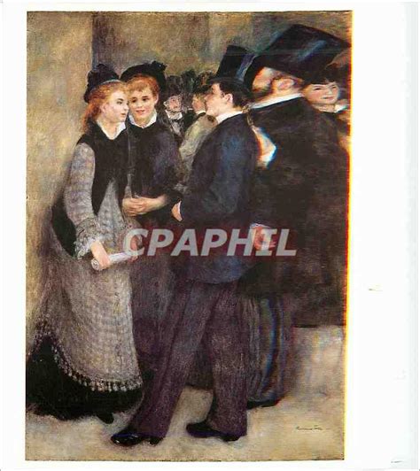 Carte Postale Moderne Pierre Auguste Renoir La Sortie Du Conservatoire