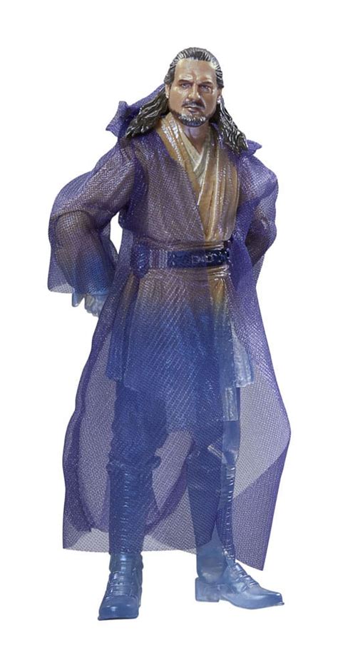 Qui Gon Jinn Force Spirit Actionfigur Black Series Exclusive Star