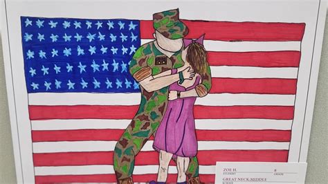 Vb Art Display By Students Showcases What It Means To Be A Military Child