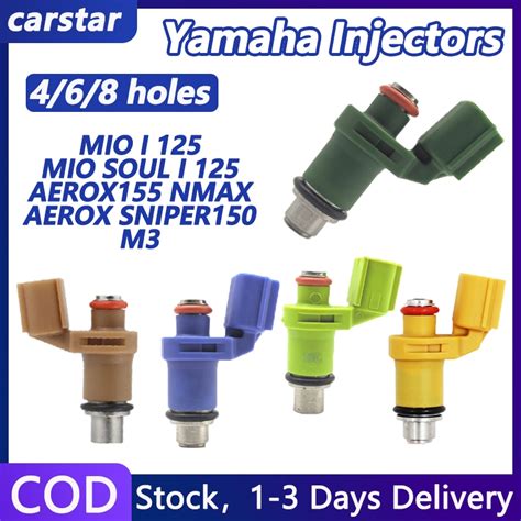 4 6 8 Holes Fuel Injector For Yamaha MIO I 125 MIO SOUL I 125 AEROX155