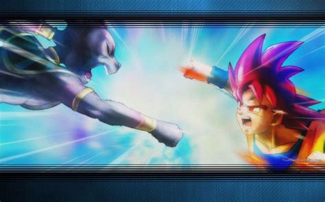 Goku vs Beerus Wallpaper by PikachuStar93 on @DeviantArt Dragon Ball ...