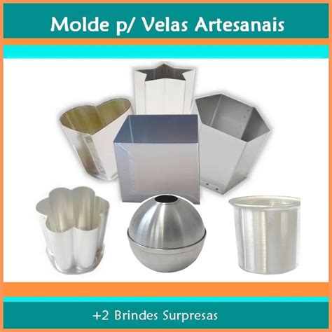 Kit Especial Moldes Para Velas Artesanais Elo