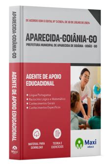 Apostila Prefeitura de Aparecida de Goiânia GO 2024 Maxi Educa