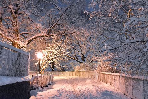 Snowy Morning Sunset Park Ben Hagen Flickr