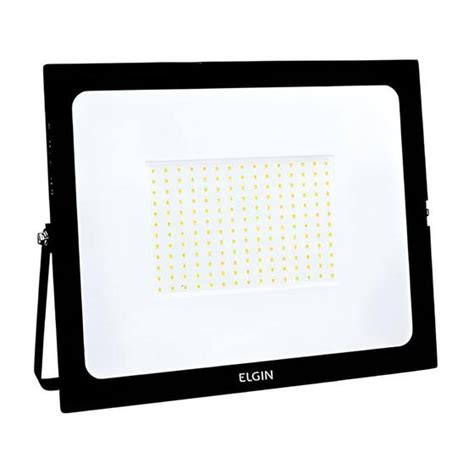 Projetor De Led Preto Watts K Rpled G Elgin Refletor