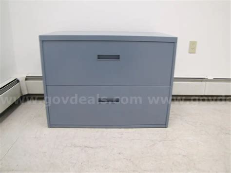 Two Drawer Lateral Filing Cabinet Govdeals