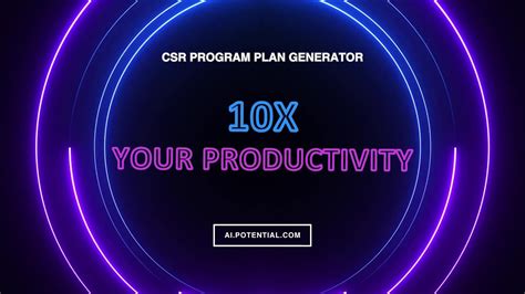 Driving Social Impact With Ai Csr Program Plan Generator Demo Video