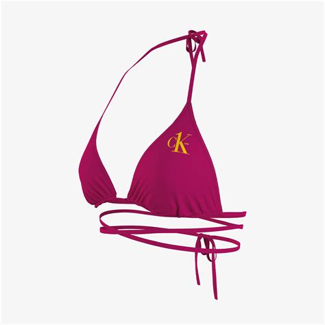 Calvin Klein Triangle Rp Kadın Pembe Bikini Üstü Kadin Mayo Bikini 34 4539801 SuperStep