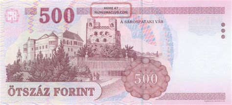 Hungary Forint Rakoczi Sarospatak Castle P C