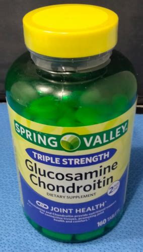 Spring Valley Triple Strength Glucosamine Chondroitin Tablet Supplement