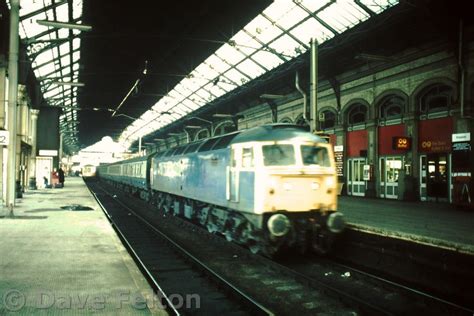 Dave Felton Class 47 3529 Unidentified Class 47 At Preston In April 1982 Preston Station