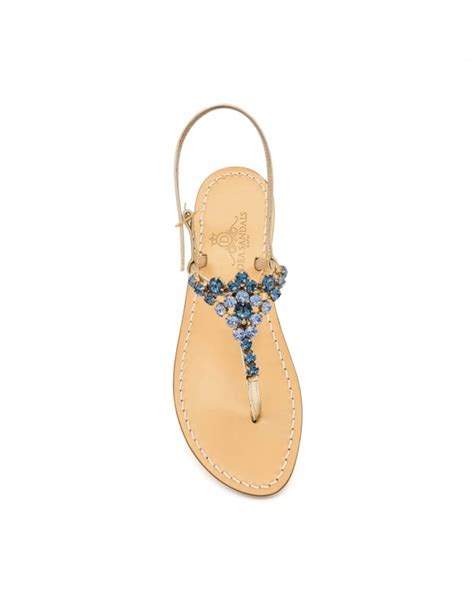 Jeweled Sandals Dea Sandals Handmade With Swarovski Crystals