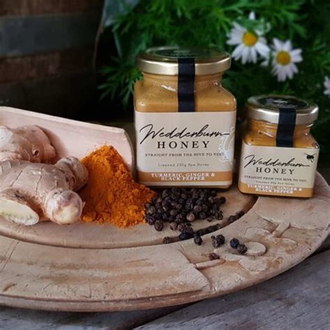 Ginger Tumeric And Black Pepper Spiced Honey Wedderburn Honey