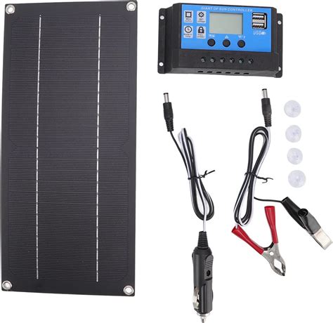 Kit De Panneau Solaire W Kit De Panneau De Charge Solaire V Kit De