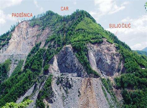 Panoramic Wiev Of Left Bank Of Neretva With Mine Quary Padešnica Car I