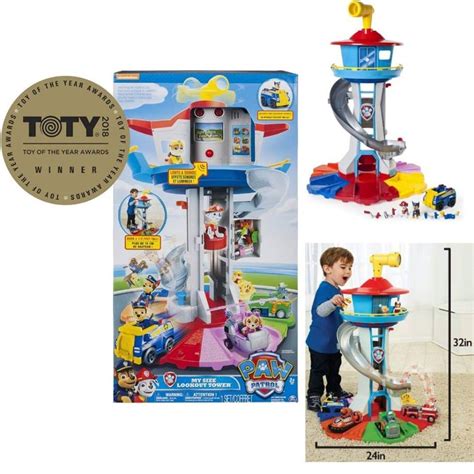 Paw Patrol My Size Lookout Tower With Vehicles Hobbies Toys Toys