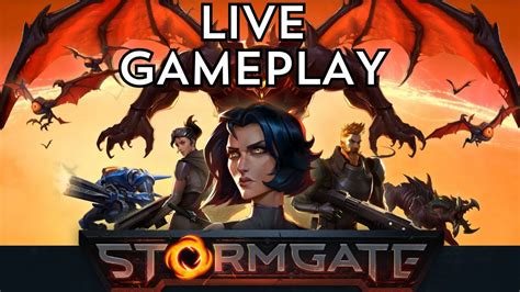 Stormgate Beta Live Stormgate Youtube