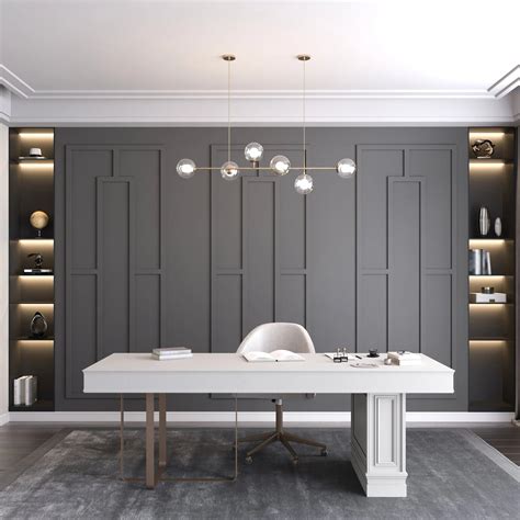Modern Wall Molding Kits Pre Cut Paintable Easy Install Wall