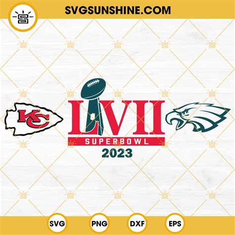 Chiefs Eagles Super Bowl 2023 Svg Kansas City Chiefs Svg Philadelphia