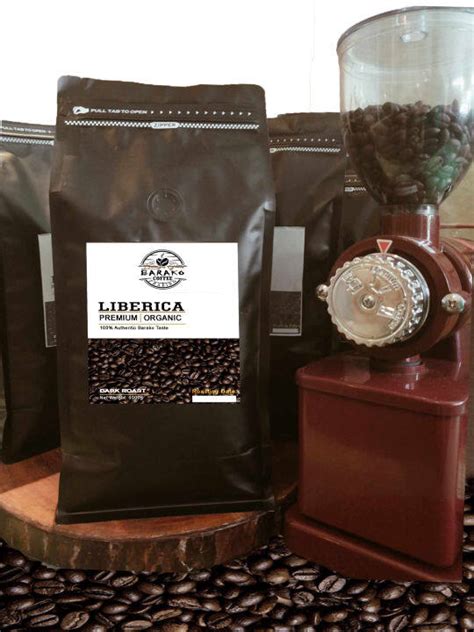 BG PREMIUM LIBERICA PURE BARAKO BEAN Or GROUND COFFEE In Valve Pouch