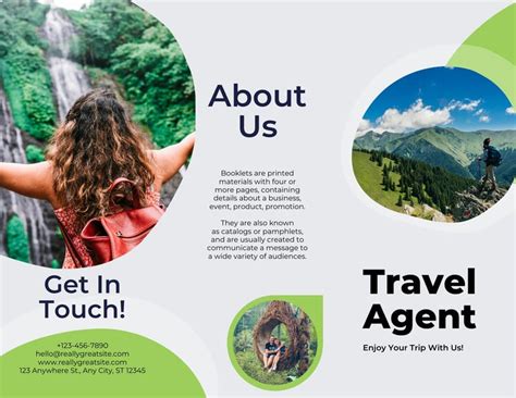 Free, printable, customizable travel brochure templates | Canva