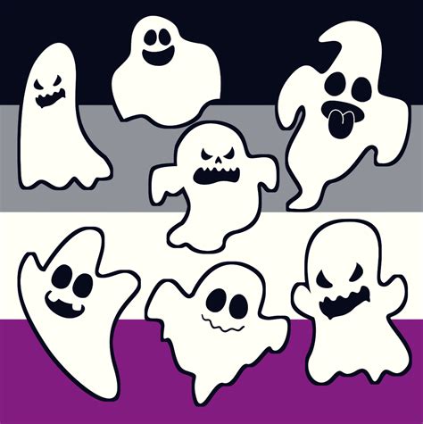 Ace And Lesbian Flags With Ghosts For Anon Requests Closed